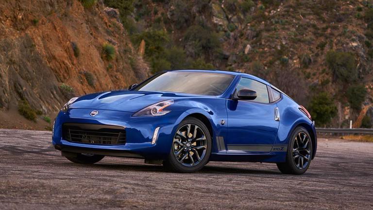 2019 Nissan 370Z in blue.